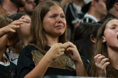 Sao Paulo (SP), 12 / 14 / 2025 - Taraftarlar, Copa do Brasil yarı finalinin ikinci ayağı için geçerli olan Corinthians 'ın 14 Aralık 2025 Pazar gecesi Neo Quimica Arena' da (leco viana / thenews2)