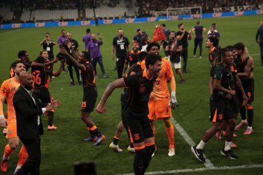 Sao Paulo (SP), 12 / 14 / 2025 - Corinthians takımı, Copa do Brasil yarı finalinin ikinci ayağı için geçerli olan Cruzeiro 'ya karşı 14 Aralık 2025 Pazar gecesi (leco viana / theenews2)