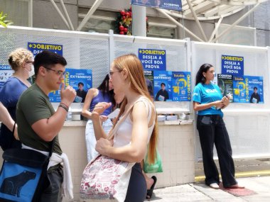 Sao Paulo (SP), Brezilya 12 / 15 / 2025 - UNIP Pinheiros 'taki FUVEST giriş sınavının (leandro chemalle / thews2)