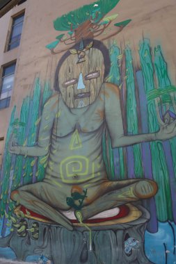 Curitiba (PR), Brezilya 12 / 15 / 2025 - Parana 'nın başkentinde, çeşitli temalı duvar resimlerine rastlamak yaygındır. Curitiba 'ya olan sevgiyi ve Parana geleneğinin temalarını yansıtan gerçek bir sanat biçimi. (Edson De Souza / Yeni2)