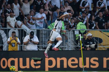 Rio de Janeiro (RJ), Brezilya 12 / 21 / 2025 - Yuri Alberto, Copa do Brasil finalinin ikinci ayağı için geçerli olan Vasco ile Corinthians arasındaki maçtaki golünü Pazar gecesi (ronaldo barreto / theenews2)