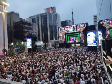 Sao Paulo (SP), Brezilya 12 / 31 / 2025 Forro şarkıcısı Joao Gomes, bu Çarşamba akşamı Avenida Paulista 'da (Leandro chemalle / theenews2)