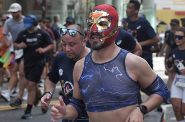 Sao Paulo (SP), Brezilya 31 Aralık 2025 Sao Silvestre Uluslararası Yarışı, Sao Paulo başkentinin sokaklarında binlerce profesyonel ve amatör koşucuyu bir araya getirdi. (luciano farias / the new ws2)