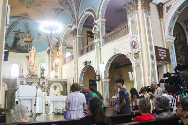 Curitiba (PR), 02 / 01 / 2026 - Merces 'in başkenti Parana' da bulunan, aynı zamanda Capuchin Kilisesi olarak da bilinen Meryem Ana 'nın Kilisesi, 1929 yılında kuruldu (Edson de souza / thenews2)