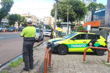 Curitiba (PR), Brazil 02 / 01 / 2026 - Curitiba 'daki Nossa Senhora das Merces Kilisesi, bugün, ayın 2' sinde, ayın ilk cuma günü, sürücülerin geleneksel kutsamasını düzenliyor (edson de souza / thenews2)