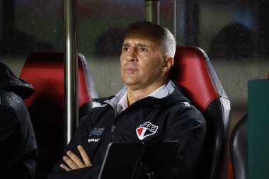 Sao Paulo, Brezilya 1 / 15 / 2026 Coach Hernan Crespo, Morumbi Stadyumu 'nda Paulista Şampiyonası' nın ikinci turunda karşılaşan Sao Paulo ve Sao Bernardo arasında oynanan karşılaşmada (fabricio bomjardim / the enews2)