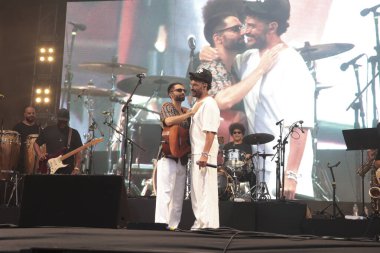 Sao Paulo (SP), Brezilya 01 / 17 / 2026 Singer Criolo, 17 Ocak 2026 Cumartesi günü Sao Paulo 'nun başkentinde bulunan Latin Amerika Anıtı' nda düzenlenen Silva bloğunun provasında sahne aldı. (Leco Viana / the newws2)