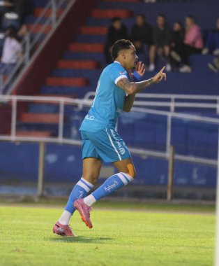 Curitiba, Brezilya 01 / 20 / 2026 - Oyuncu Vitinho, 2026 Parana Şampiyonası 'nın 5. turu için geçerli olan Andraus ve Londrina arasındaki maçta attığı golü Vila Capanema' da (edson de souza / theenews2)