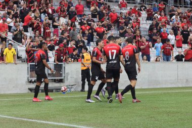 Curitiba (PR), Brazil 01 / 24 / 2026 - Athletico ve Galo Maringa arasındaki maçta attığı golü Arena da Baixada 'da (edson turda souza / theenews2)
