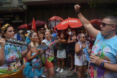 Rio de Janeiro (RJ), Brezilya 01 / 25 / 26 - The Bloco So Caminha, Humaita 'daki Largo dos Leoes' da (fausto maia / thenews2)