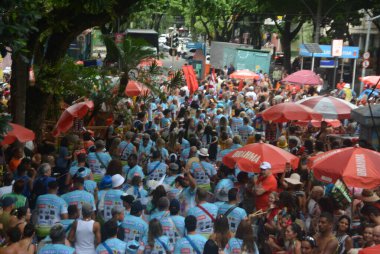 Rio de Janeiro (RJ), Brezilya 01 / 25 / 26 - The Bloco So Caminha, Humaita 'daki Largo dos Leoes' da (fausto maia / thenews2)