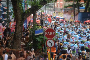 Rio de Janeiro (RJ), Brezilya 01 / 25 / 26 - The Bloco So Caminha, Humaita 'daki Largo dos Leoes' da (fausto maia / thenews2)