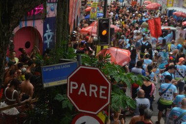 Rio de Janeiro (RJ), Brezilya 01 / 25 / 26 - The Bloco So Caminha, Humaita 'daki Largo dos Leoes' da (fausto maia / thenews2)