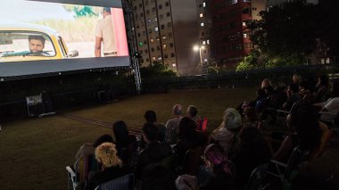 Sao Paulo (SP), 25 Ocak 2026 - Wagner Moura ile birlikte Sao Paulo Kültür Merkezi 'nin (CCSP) terasında 