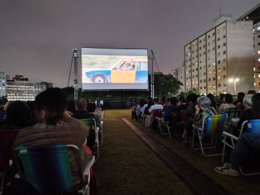 Sao Paulo (SP), 25 Ocak 2026 - Wagner Moura ile birlikte Sao Paulo Kültür Merkezi 'nin (CCSP) terasında 