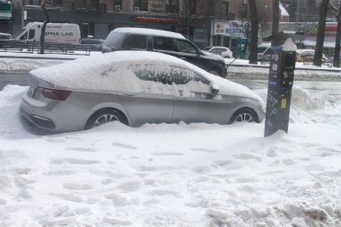 New York 'taki Kış Fırtınası' ndan sonra. 26 Ocak 2026, New York, ABD: 25 Ocak 'ta New York' ta meydana gelen ve 245 milyondan fazla Amerikalıyı etkileyen şiddetli bir kış fırtınasından sonra (niyi fote / thews2)