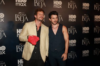 Sao Paulo (SP), Brezilya 01 / 27 / 2026 - Oyuncular Joao Villa ve Eduardo Pelizzari, HBO Max yayın servisinden bir pembe dizi olan 