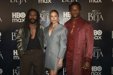 Sao Paulo (SP), 01 / 27 / 2026 - Oyuncu Grazi Massafera ve oyuncular David Junior ve Andre Luiz Miranda, HBO Max yayın servisinden bir pembe dizi olan 