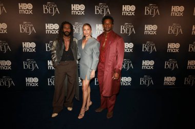 Sao Paulo (SP), 01 / 27 / 2026 - Oyuncu Grazi Massafera ve oyuncular David Junior ve Andre Luiz Miranda, HBO Max yayın servisinden bir pembe dizi olan 