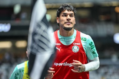 Belo Horizonte (MG), Brezilya 01 / 28 / 2026 - Atletico Mineiro ile Palmeiras arasında oynanan karşılaşmada Gustavo Gomez, 2026 Brezilya Şampiyonası için geçerli, Çarşamba günü Belo Horizonte kentinde (Paulo Ti / Thenews2)
