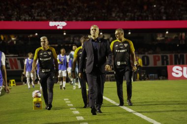 Sao Paulo (SP), Brezilya 31 Ocak 2026 - Crespo Sao Paulo ve Santos arasında oynanan maçta, bu Cumartesi, 31 Ocak 2026 tarihinde, Morumbi Stadyumu 'nda (Fabricio Bomjardim / thenews2)