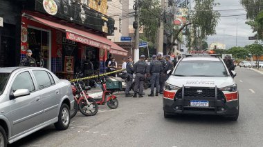 Sao Paulo (SP), Brezilya 30 Ocak 2026 Tiradentes Bulvarı 'nda bir polis memuru bir sürücünün alyansını çalmaya çalışırken vuruldu. (oslaim brito / the newws2)