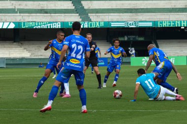 Curitiba (PR), Brazil 01 / 02 / 2026 - Şampiyonanın bu yeni safhası için, VAR uygulandı, Sao Joseense ile Londrina arasındaki oyun çeyrek finaller için geçerli, maç 1 (edson de souza / theenews2)