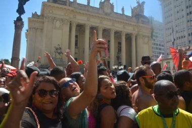 Rio de Janeiro, Brezilya 01 / 02 / 2026 - Şarkıcı Ivete Sangalo 'nun yer aldığı yüksek beklenen karnaval öncesi bloğu, 1 Şubat Pazar sabahı Rua Primeiro de Marco' daki Preta Gil pistinde (fausto maia / thenews2)
