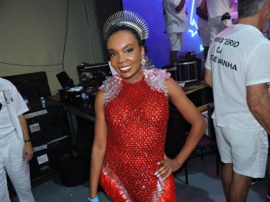 Sao Paulo (SP), 01 / 02 / 2026 Akademisyenler do Baixo Augusta bloğunun son provası Sao Paulo başkentinin merkezinde Tulipa Ruiz 'in (leandro chemalle / thenews2)