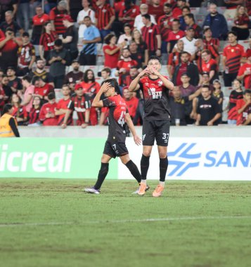 Curitiba (PR), Brazil 03 / 02 / 2026 - Athletico ve Foz do Iguacu arasındaki çeyrek final maçında attığı golü Arena da Baixada 'da (edson de souza / thenews2)