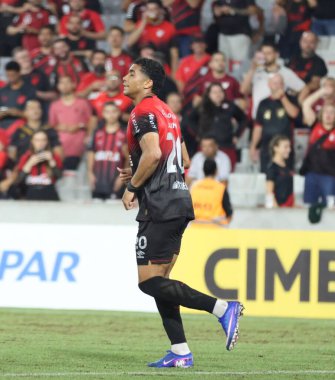 Curitiba (PR), Brazil 03 / 02 / 2026 - Oyuncu Julimar, Athletico ve Foz do Iguacu arasındaki çeyrek final maçında attığı golü Arena da Baixada 'da (edson de souza / thenews2)