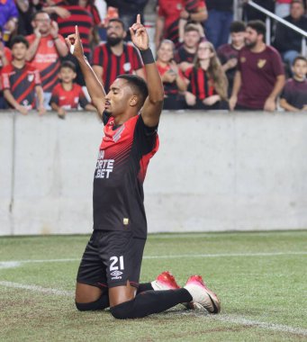 Curitiba (PR), Brazil 03 / 02 / 2026 - Athletico ve Foz do Iguacu arasındaki çeyrek final maçında attığı golü Arena da Baixada 'da (edson de souza / thenews2)
