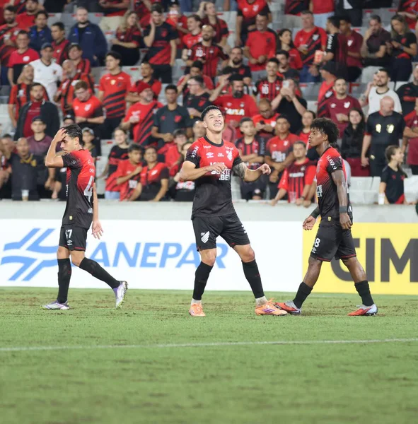 Curitiba (PR), Brazil 03 / 02 / 2026 - Athletico ve Foz do Iguacu arasındaki çeyrek final maçında attığı golü Arena da Baixada 'da (edson de souza / thenews2)