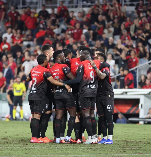 Curitiba (PR), Brazil 03 / 02 / 2026 - Athletico ve Foz do Iguacu arasındaki çeyrek final maçında attığı golü Arena da Baixada 'da (edson de souza / thenews2)