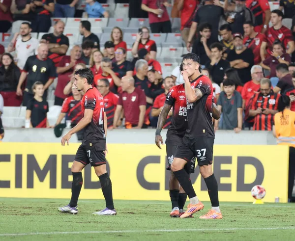 Curitiba (PR), Brazil 03 / 02 / 2026 - Athletico ve Foz do Iguacu arasındaki çeyrek final maçında attığı golü Arena da Baixada 'da (edson de souza / thenews2)
