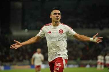 Rio de Janeiro (RJ), Brezilya 04 / 02 / 2026 - Internacional oyuncusu Borre, Flamengo ile Internacional arasında oynanan ve Brezilya Şampiyonası 'nın ikinci turu (leonardo antonio / thenews2)