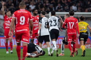 Barueri (SP), Brezilya 4 / 02 / 2026 - Brezilya 'nın Barueri-SP (ronaldo barreto / thews2) kentindeki Arena Barueri' de oynanan Brezilya futbol şampiyonasının ikinci turu için Palmeiras ve Vitoria arasında oynanan karşılaşma, 4 Şubat 2026 tarihinde gerçekleşti.)