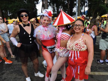 Sao Paulo (SP), 07 / 02 / 2026 - Ibirapuera pistindeki Sao Paulo sokak karnavalında Mariana Aydar 'ın canlandırdığı Forrozin bloğu, bu sabah (7). (Fotoğraf: Leandro Chemalle / Theenews2 / Depozito Fotoğrafları)