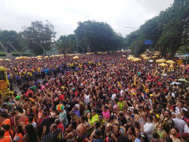 Sao Paulo (SP), Brezilya 07 / 02 / 2026 - Bloco Quem Pedi Pede ve Ivete Sangalo bu Cumartesi sabahı Ibirapuera pistinde Sao Paulo sokak karnavalını resmen açtı (7). (Carina Gonalves / Newws2)