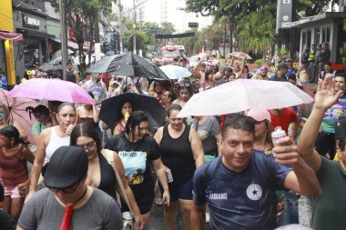 Sao Paulo (SP), Brezilya 07 / 02 / 2026 The Ressaca do Cambuci bloco geçitleri, karnaval yürüyüşleri, samba davulları (leco viana / theenews2)
