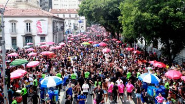 Rio de Janeiro (RJ), 07 / 02 / 2026 - Bloco Favorita Karnavalı - The Bloco da Favorita geçit animasyoncuları. Trio, 7 Şubat 2026 Cumartesi günü Rio de Janeiro 'daki Preta Gil pistinde geçit töreni yapacak. (Onofre Veras / Yeni2)