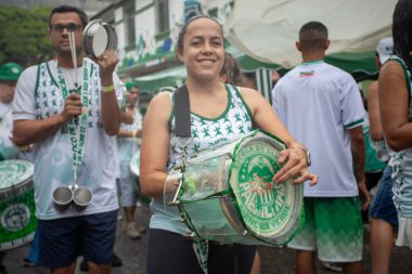 Sao Paulo (SP), Brezilya 07 / 02 / 2026 - Cumartesi günü öğleden sonra, Sao Paulo 'nun batı bölgesindeki Allianz Parque yakınlarındaki karnaval geçidi sırasında etkinlik, depo. (Fabricio Bomjardim / The Newws2)