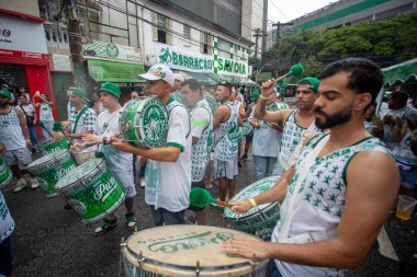 Sao Paulo (SP), Brezilya 07 / 02 / 2026 - Cumartesi günü öğleden sonra, Sao Paulo 'nun batı bölgesindeki Allianz Parque yakınlarındaki karnaval geçidi sırasında etkinlik, depo. (Fabricio Bomjardim / The Newws2)