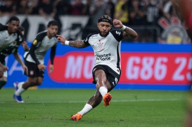 Sao Paulo (SP), Brezilya 8 / 02 / 2026 - Memphis Depay Corinthians ve Palmeiras arasında oynanan ve Paulistao Casas Bahia 'nın ilk etabının 7. turu için geçerli olan maçta, 8 Şubat 2026 (ronaldo barreto / theenews2))