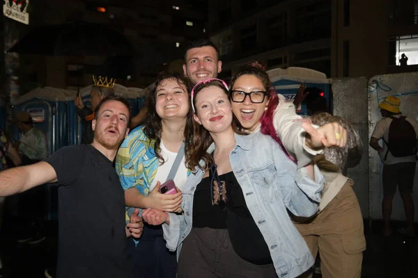 Sao Paulo (SP) Brezilya 09 / 02 / 2026 Banda Redonda geçidi Sao Paulo şehir merkezinde gerçekleşti ve 9 Şubat 2026 Pazartesi günü festival yürüyüşleri ve ritimlerinin sesine şenlik düzenlendi. (Leco Viana / Newws2)