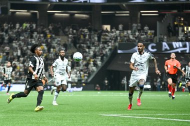Belo Horizonte (MG), Brezilya 11-02-2026 - Atletico oyuncusu Angelo Preciado Atletico ve Remo arasında oynanan karşılaşma sırasında, Belo Horizonte 'deki Arena MRV' de (Paulo / thews2)