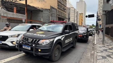 Sao Paulo (SP), Brezilya 12 / 02 / 2026 Silahlı soygun ve saldırıları bastırma (GARRA) ve Cinayet ve İnsanları Koruma Dairesi 'nden (DHPP) polis memurları bir operasyon gerçekleştirdi (oslaim brito / thews2)