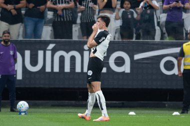 Sao Paulo (SP), Brezilya 12 / 02 / 2026 - Gabriel Paulista, Corinthians ve Red Bull Bragantino arasındaki maçtaki golünü Brezilya futbol şampiyonasının 3. turu (ronaldo barreto / theenews2)