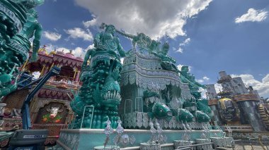 Sao Paulo (SP), 02 / 13 / 2026 - Sao Paulo Anhembi 'deki Karnaval: Samba okullarının son hazırlıkları geçit töreni için son düzenlemeleri yapıyor. (Oslaim Brito / Tenews2)