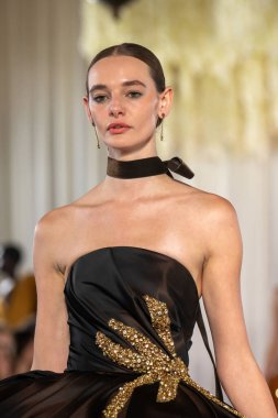 Nardos - Runway - February 2026 New York Fashion Week. February 12, 2026, New York, New York, USA: A model walks the runway at the Nardos show during New York Fashion Week at The Plaza Hotel on February 12, 2026 in New York City.